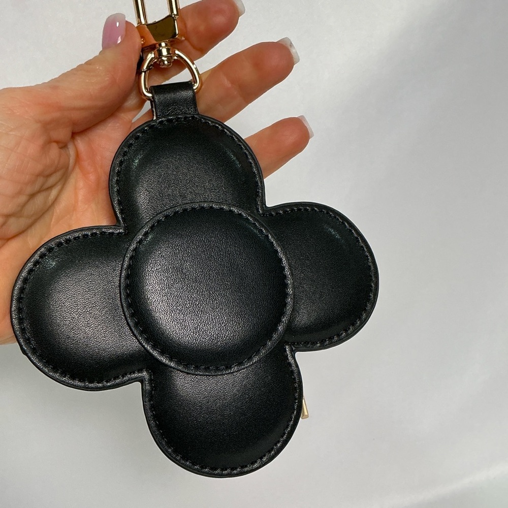 Black & Blue Designer Keychain Bag Charm Coin Purse Air Pods Monogram Canvas LV - Picture 5 of 14